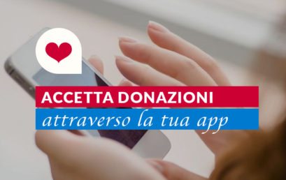 Come ricevere donazioni tramite la App (modulo donazioni)