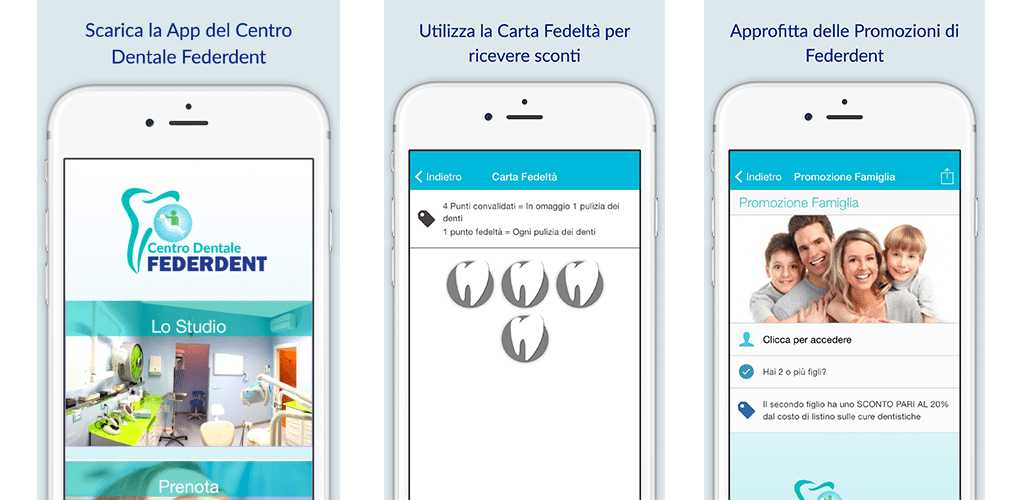 Pubblicata la Nuova App del Centro Dentale Federdent